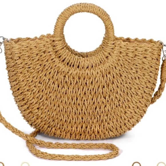 Straw Clutch Purses - Picture 1 of 6